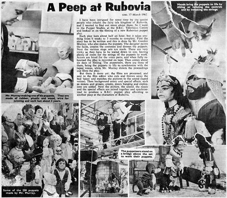 "A Peep at Rubovia", Girl 17th March 1962